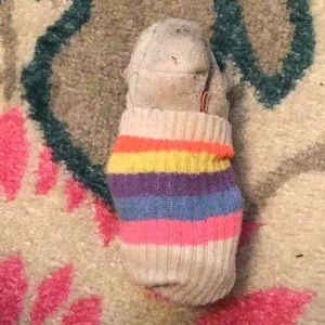 I am selling my rainbow socks, they have never been worn.
